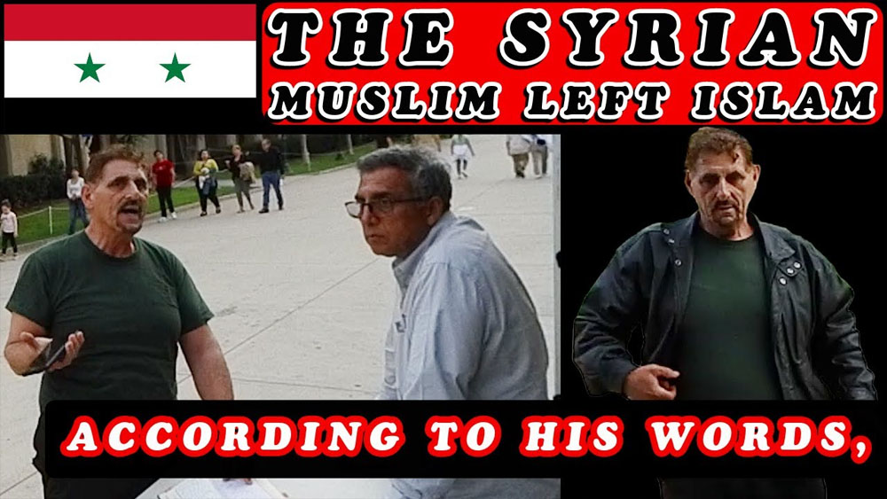 Syrian Muslim left Islam according his word.BALBOA PARK